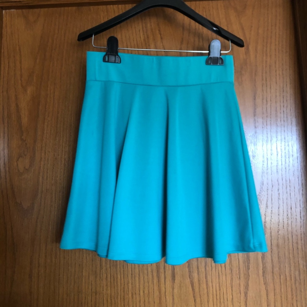 Teal Skater Skirt